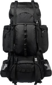 AmazonBasics Internal Frame Hiking Backpack with Rainfly