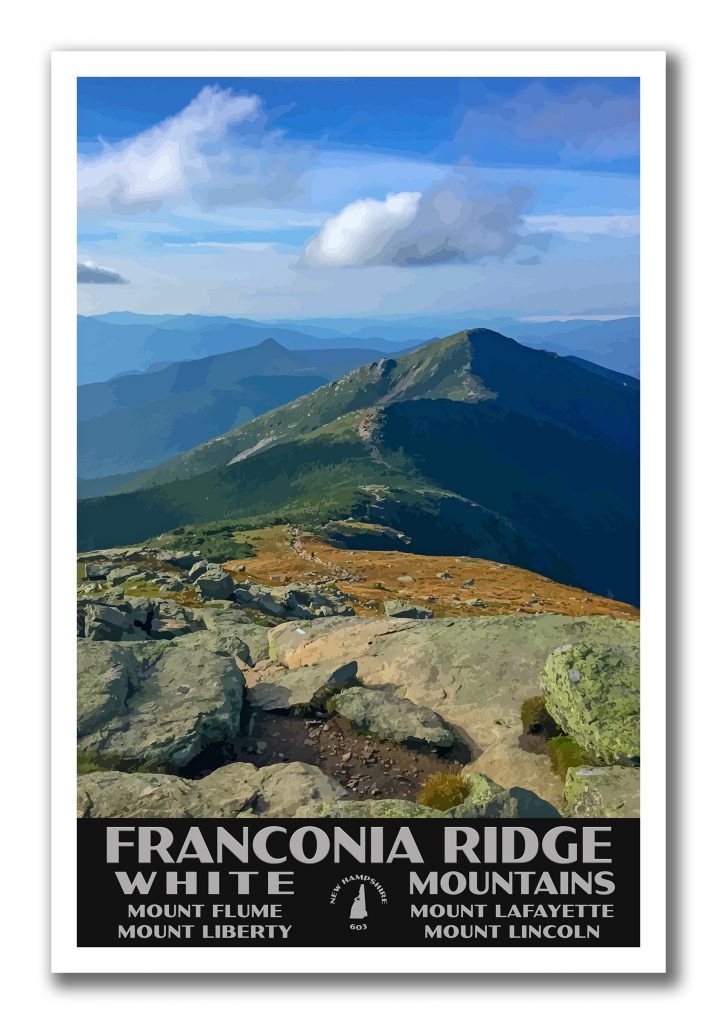 Franconia Ridge Poster - NH
