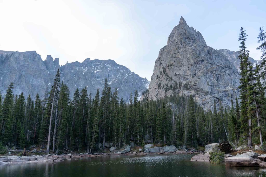 Lone Eagle Peak from Mirror Lake