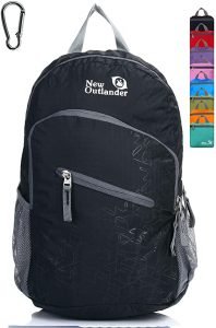 Outlander Ultra Lightweight Packable Water Resistant Travel Hiking Backpack