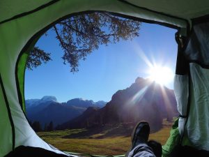 Roominess Allows For Lounging In Your Tent