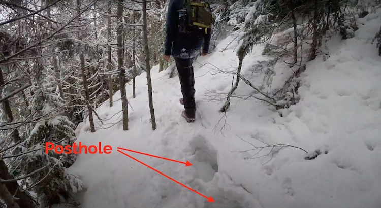 What is a posthole?